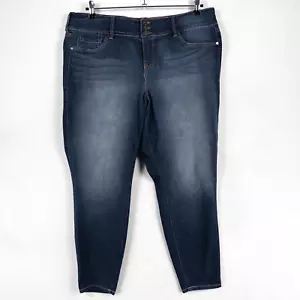 Torrid Denim 20R Jegging Blue Cotton Blend Stretch Dark Wash Lightweight Casual - Bild 1 von 10