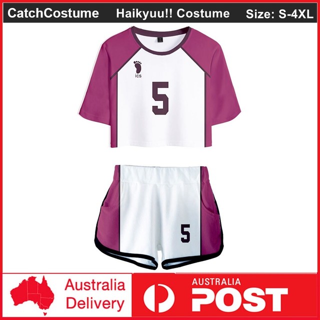 Anime haikyuu cosplay jaqueta de vôlei esportiva karasuno uniforme da  escola alta masculino calças casaco hinata