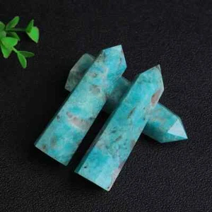 Natural Amazonite Tower Point Amazonite Obelisk Healing Crystal Gifts - Picture 1 of 8