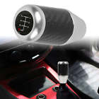 Brand New Universal 6 SPEED Silver Real Carbon Fiber Racing Gear Stick Shift