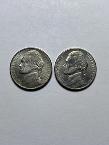 1997-P and 1997-D Jefferson Nickel Pair - Picture 1 of 2