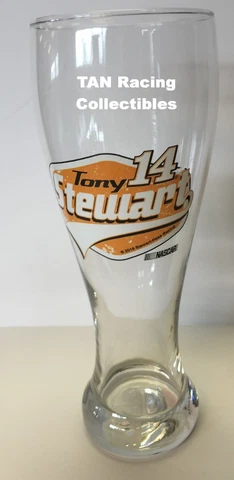 Tony Stewart Hunter Mfg 2015 #14 Pilsner Glass 23oz FREE SHIP!! Cover