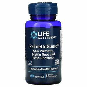 Palmetto Guard/Stinging Nettle Root with Beta-Sitosterol 60 gels Life Extension 