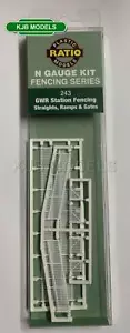 Nueva en caja valla de estación GWR con relación calibre N 243, blanca - kit de plástico - Imagen 1 de 2