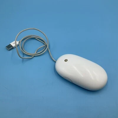 Genuine Original Apple Mighty Mouse Wired USB Mouse Laser A1152 *Working* - Image 1 of 4