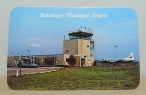 Kalamazoo Municipal Airport Postkarte unbenutzt Michigan Penrod Studio Berrien Cente - Bild 1 von 2