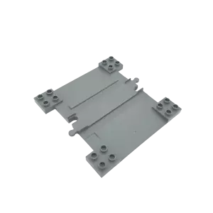 Lego® Duplo TREN GRIS (DBG) FERROCARRIL vía de tren con rampas para el cruce de - Imagen 1 de 1