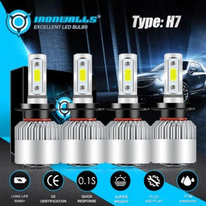 4x H7 LED Headlight Globes High Low Beam Bulbs Kit For Holden Captiva 2006-2014 - Picture 1 of 12
