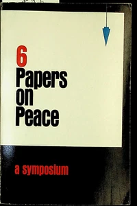 6 Papers on Peace A Symposium 1969 softcover Church of the Brethren - Picture 1 of 2