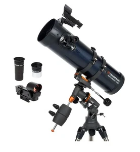 Celestron Reflector Telescope Astronomy Planetarium Sky Scope Finder Educational - Picture 1 of 4