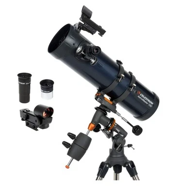 Celestron Reflector Telescope Astronomy Planetarium Sky Scope Finder Educational - Image 1 of 4