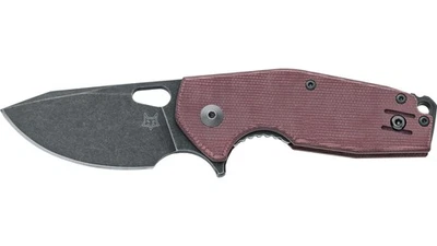 Cuchillos Fox Suru Frame Lock 526LI-MBU M398 Acero Inoxidable Borgoña Cuchillo Micarta Foto 1 de 3