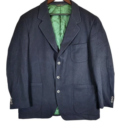 Banana Republic Adventure Outfitters Wool Blazer Jacket Mens L Vintage USA Made - Image 1 of 4