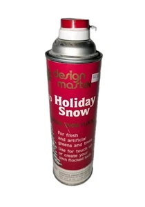Vintage Can Holiday Snow Design Master 830 Premium Snow Flock NOS Christmas Tree - Picture 1 of 10