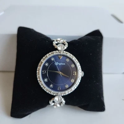 Brighton Star City Silver-Blue Watch – Quartz, 6.5″, Works Great - Image 1 of 4