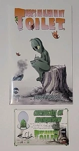 There's An Alien In My Toilet #1 #14/100 Kickstarter  - Picture 1 of 2