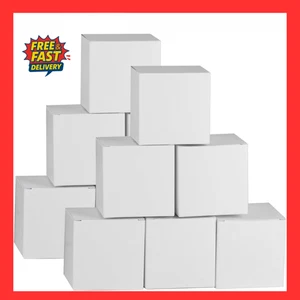 12 Pcs Small Gift Boxes with Lids, Mini White Gift Boxes, Cardboard Paper Presen - Picture 1 of 12