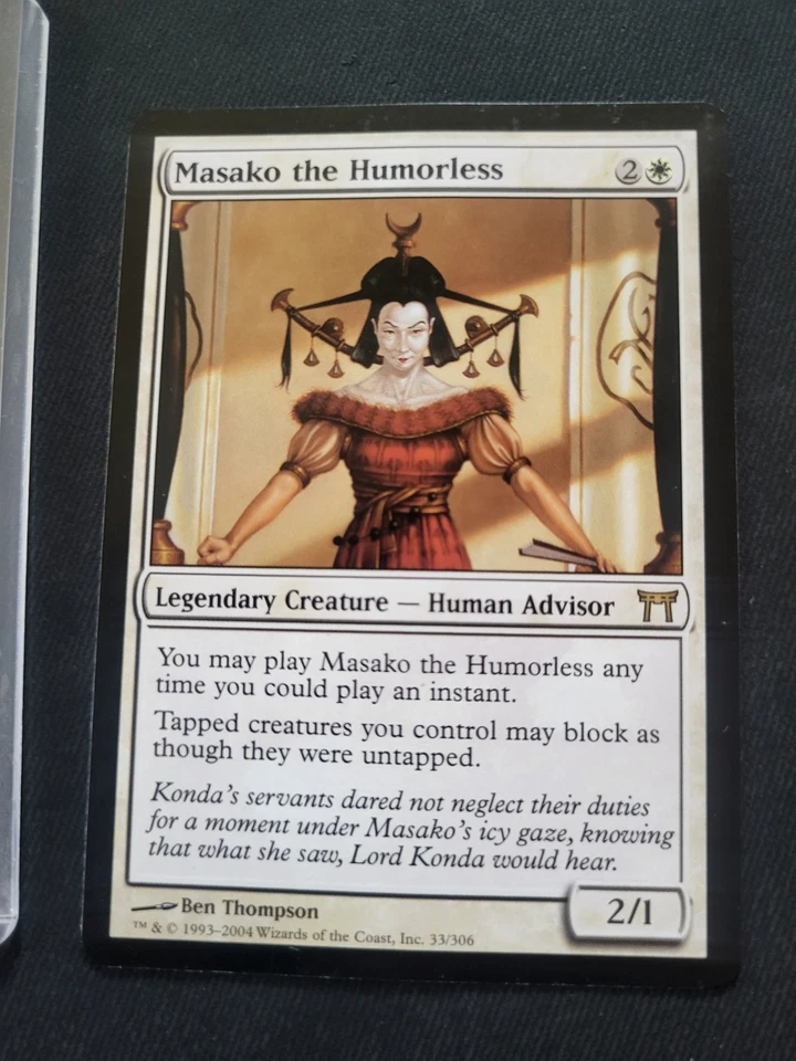 MTG MASAKO THE HUMORLESS EX/NM Champions of Kamigawa Rare - Image 1 of 3