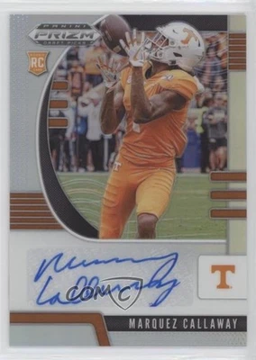 2020 Panini Prizm Draft Picks Rookies Silver Marquez Callaway Rookie Auto RC - Image 1 of 2