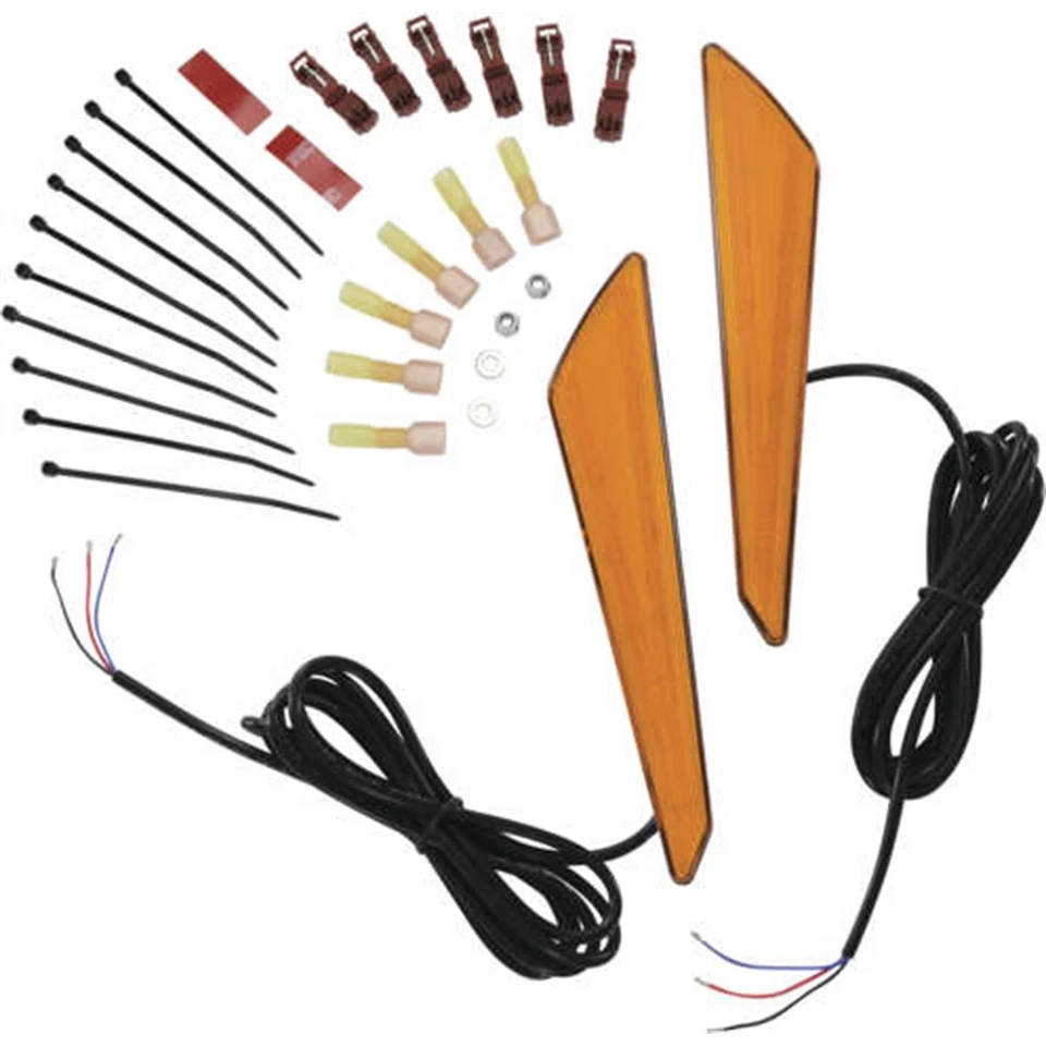 Mostrar luces LED cromadas - '18-19 GL1800 - ámbar 52-952A Foto 1 de 4