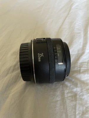Canon EF 35mm F/2 Is USM Lens with Caps Black Camera Photography Photos - Image 1 of 4