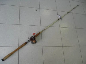 AMERIKANISCHE ANGELRUTE HOLZGRIFF ROLLE 177cm - Bild 1 von 1