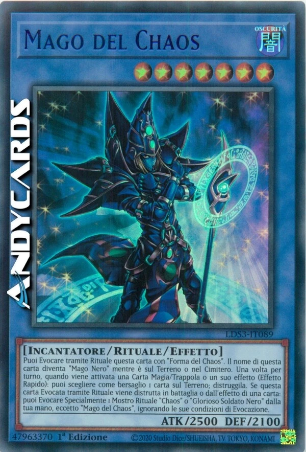 MAGO DEL CHAOS • (Magician Of Chaos) • Ultra R Blu • LDS3 IT089 • 1Ed • Yugioh! - Immagine 1 di 1