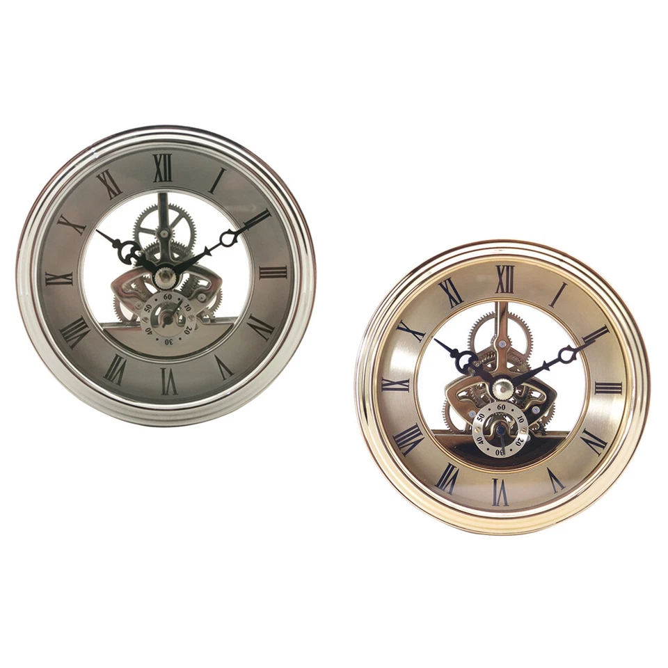 Skeleton Gear Quartz Insert Clock Movement Battery Operated fit 91mm Bezel - Image 1 of 1