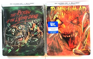 THE RETURN OF LIVING DEAD 4K / PUMPKINHEAD (1988) 4K STEELBOOK Scream Factory - Picture 1 of 9