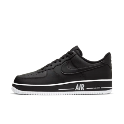 PARA HOMBRES NIKE AIR FORCE 1 '07 LOW BOLD AIR CJ1393-001 NEGRO BLANCO RARO TODAS LAS TALLAS NUEVO Foto 1 de 4