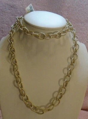 CK Calvin Klein золотистый очень легкий Snall цепочка ожерелье 31» - Изображение 1 из 4