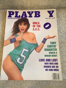 Playboy Magazine April 1990 Girls of the A.C.C. VG Condition FREE SHIP - Picture 1 of 3