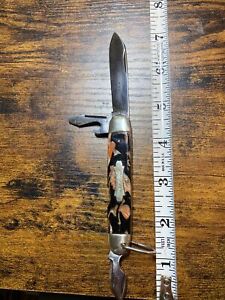 Rare Vintage Imperial Scout Knife-3 Blade Plus Ring