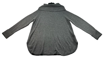 Suéter Style & Co Mujer Talla Grande 3X Gris Manga Larga Capucha Cuello Waffle Nuevo Foto 1 de 4