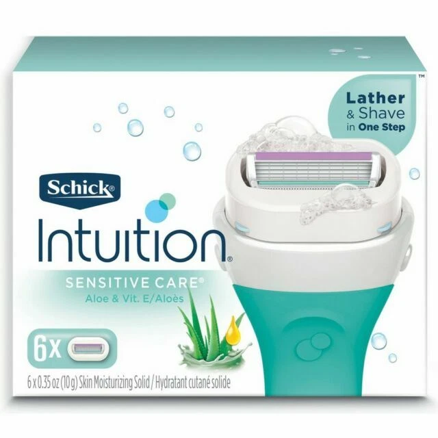 Schick 4069 Intuition Sensitive Skin Razor Refills - 6 Pieces