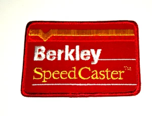 Vintage Berkley Speed Caster Fishing Reel Cloth Patch New NOS 1980s - Picture 1 of 1