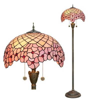 Tiffany Floor LampFloor Lamps for Living Room Cherry Blossom Style Glass Floo... - Image 1 of 4