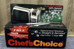 Chefs Choice Multi Edge Knife Sharpener Model 460 Diamond HoneSerrated/Straight - Picture 1 of 8