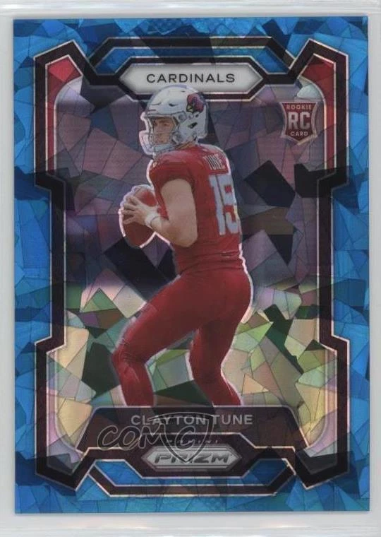 2023 Panini Prizm Rookies Blue Ice Prizm /99 Clayton Tune #302 Rookie RC