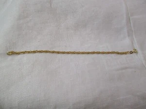 Vintage Canada gold vermeil over 925 Sterling silver chain Bracelet - Picture 1 of 3