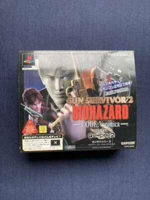Gun Survivor2 Biohazard CODE:Veronica PlayStation2 Capcom GunCon2 Japan NTSC-J - Image 1 of 4