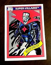 Mister Sinister  Marvel Comics Super-Villains trading card  1990