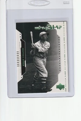 Upper Deck Why3K 2000? Eddie Collins Philadelphia Athletics #55 Foto 1 de 2