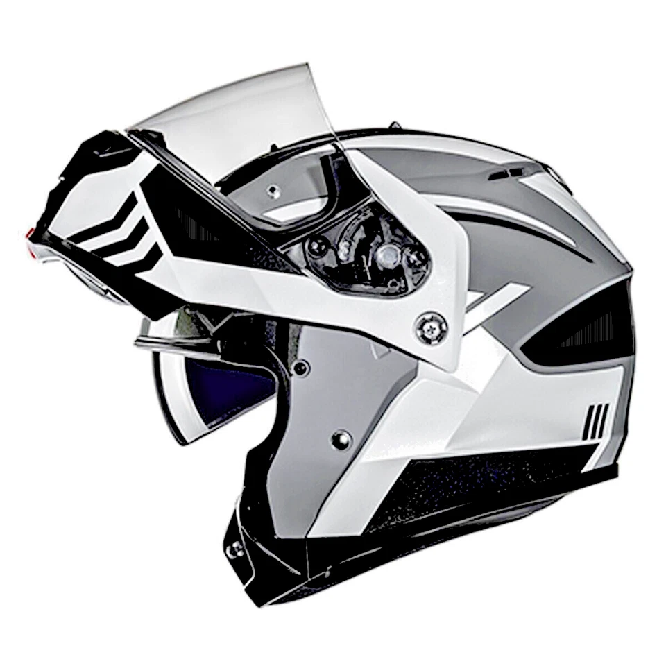 HJC C91 Kaon Modular Sunscreen Motorcycle Helmet Gray S M L XL 2X 3X 4X 5X BK - Image 1 of 4