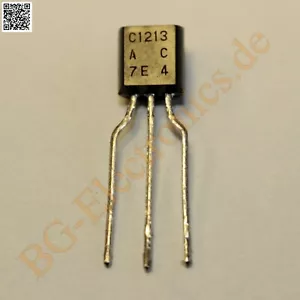 10 x 2SC1213A Silicon NPN Epitaxial 400mW 50V 500mA Hitachi TO-92 10pcs - Bild 1 von 1
