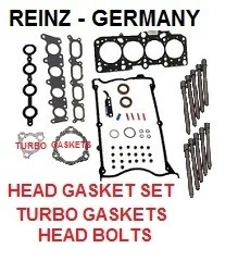 Audi A4 TT VW 1.8 TURBO 2001 2005 "OEM" REINZ Juego de juntas de culata + pernos Foto 1 de 2