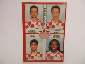 Sticker PANINI FOOT 1995 N°328 Beauvais Pénalva Jumel Pinot Borges - Picture 1 of 2