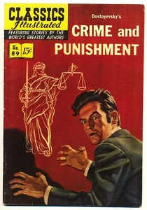 CLASSICS ILLUSTRATED #89 (1st) F, Crime and Punishment, Comics 1951 H Collection - Picture 1 of 2