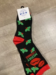 christmas sock sox - high quality - mid calf- unisex - sock size 9-11 - Picture 1 of 3