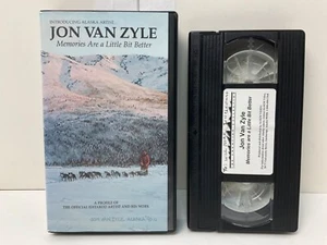 Tested ! *Jon Van Zyle* VHS Art Memories are a Little Bit Better Wolf Sled Dog - Picture 1 of 10